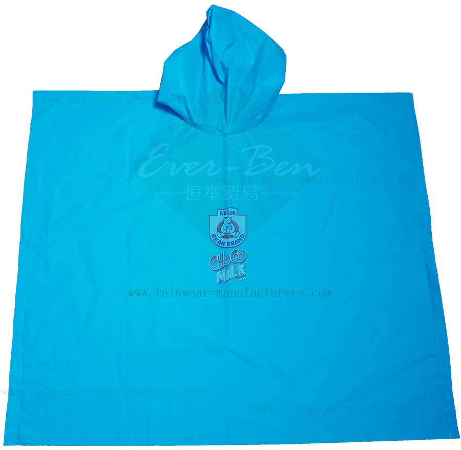EVA disposable plastic ponchos supplier